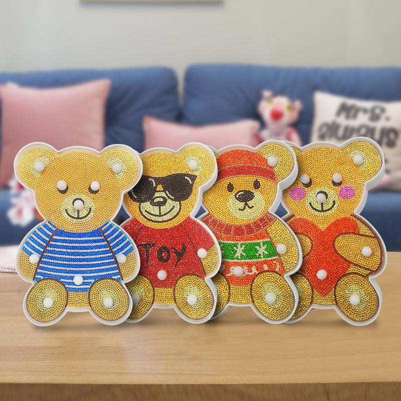 teddy bear diamond painting