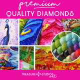 Luna Wolf  | SIGNATURE Design |  Diamond Painting - Treasure Studios Art
