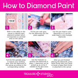 Luna Wolf  | SIGNATURE Design |  Diamond Painting - Treasure Studios Art