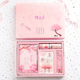 Pink Cherry Blossom Journal / Washi tape / Paper Gift Box Set