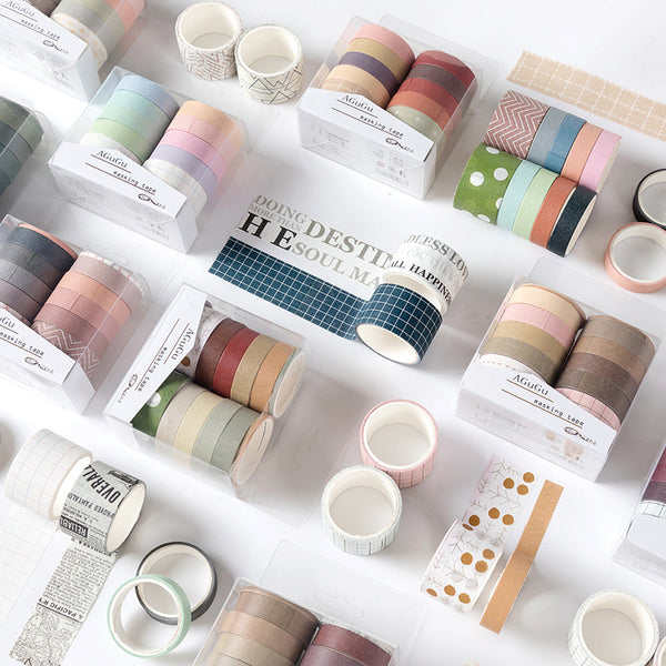AGuGu Brand Washi Tape Sets Various  Decorative Stickers, Washi Tape –  Treasure Studios Art
