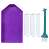 Large Colored Drill Tray with Partitions | Diamond Painting Accessories