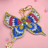 Set of 5 Butterfly | Key Chains | Diamond Painting - Treasure Studios Art