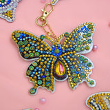 Set of 5 Butterfly | Key Chains | Diamond Painting - Treasure Studios Art