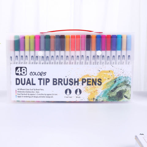 Dual Tip Watercolor Ink brush tip pens | Artist Supplies - Treasure Studios Art