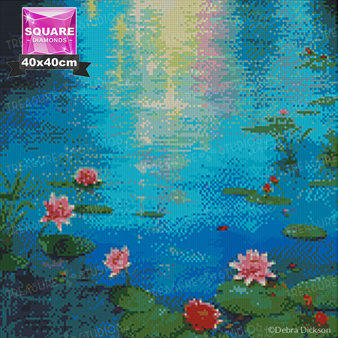 Water Lilies by Debra Dickson | Diamond Painting