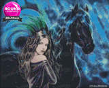 Northern Lights Princess by Polina Bivsheva | Diamond Painting