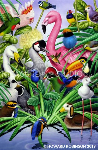 Animal Magic Birds :  by Howard Robinson | Diamond Painting - Treasure Studios Art