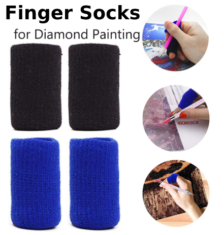 Finger Pen Support Socks | Diamond Painting Accessories - Treasure Studios Art