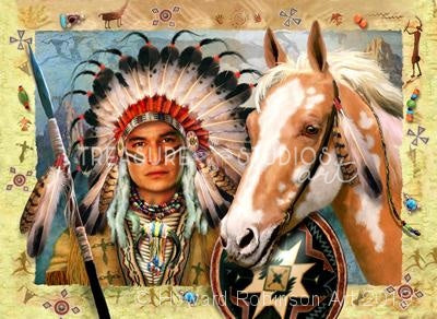Indian Chief : by Howard Robinson | Diamond Painting - Treasure Studios Art