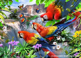 Flight of the Macaws by Howard Robinson | Diamond Painting - Treasure Studios Art