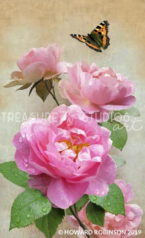 Roses by Howard Robinson | Diamond Painting - Treasure Studios Art