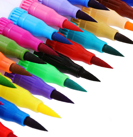 Dual Tip Watercolor Ink brush tip pens  Artist Supplies – Treasure Studios  Art