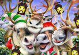 Reindeer Selfie : by Howard Robinson | Diamond Painting - Treasure Studios Art
