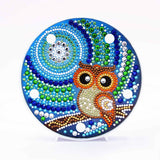 Cute Owl | LED Light | Diamond Painting - Treasure Studios Art
