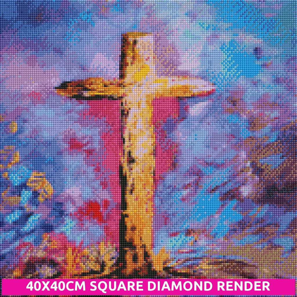 Cross Diamond Art Painting Kits for Adults - Christ Full Drill Diamond Dots