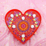 Mandala Heart | LED Light | Diamond Painting - Treasure Studios Art