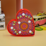 Mandala Heart | LED Light | Diamond Painting - Treasure Studios Art