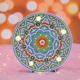 Flower Mandala | LED Light | Diamond Painting - Treasure Studios Art