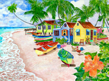 Fishing Boats on the Point by Eileen Seitz | Diamond Painting