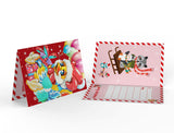 Set of 8 Cute Animal Christmas Cards | Diamond Painting - Treasure Studios Art