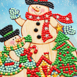 Set of 4 Jolly Christmas Cards | Diamond Painting - Treasure Studios Art