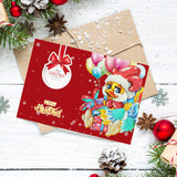 Set of 8 Cute Animal Christmas Cards | Diamond Painting - Treasure Studios Art