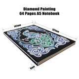 Peacock Beauty Journal Note Book | Diamond Painting - Treasure Studios Art