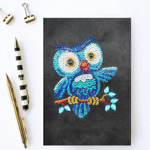 Little Owl Journal Note Book | Diamond Painting - Treasure Studios Art