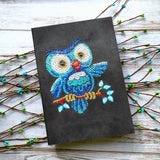 Little Owl Journal Note Book | Diamond Painting - Treasure Studios Art