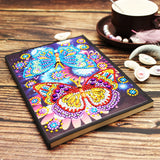 Crystal Butterflies Journal Note Book | Diamond Painting - Treasure Studios Art