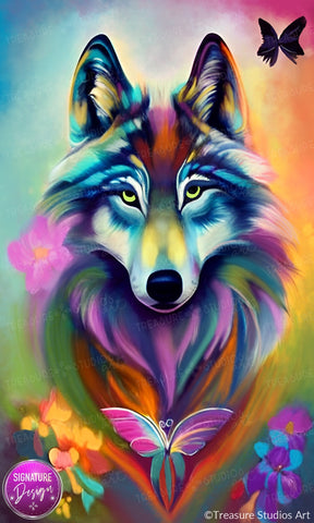 Nature of the Wolf | SIGNATURE Design |  Diamond Painting