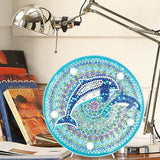 Dolphins | LED Light | Diamond Painting - Treasure Studios Art