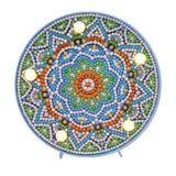 Flower Mandala | LED Light | Diamond Painting - Treasure Studios Art
