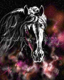 Galaxy Horse by Polina Bivsheva | Diamond Painting - Treasure Studios Art