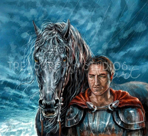 Knight Horse by Polina Bivsheva | Diamond Painting - Treasure Studios Art